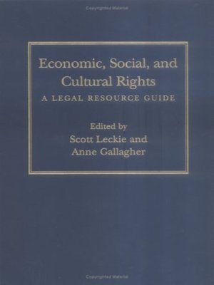 cover image of Economic, Social, and Cultural Rights
